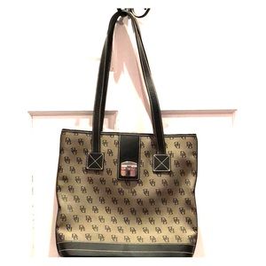 Dooney&Bourke gray and black bag